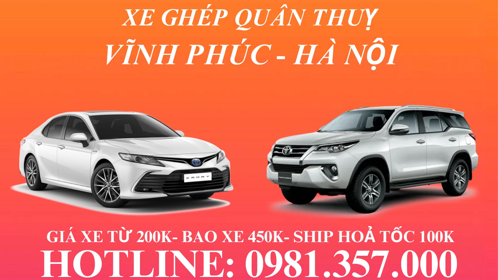 Xe Ghép Vĩnh Phúc Hà Nội