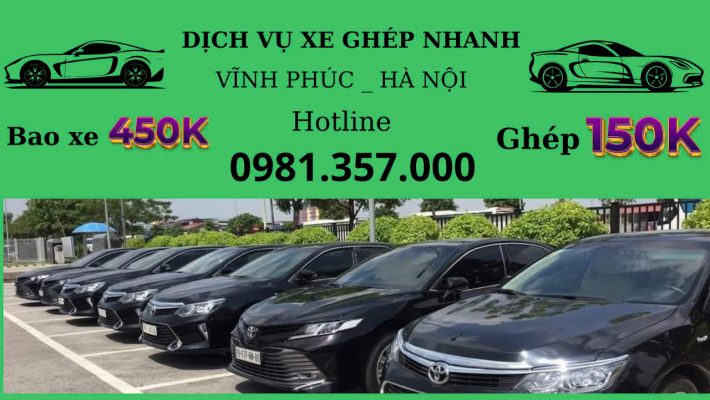 Những lưu ý khi sử dụng dịch vụ xe ghép Hà Nội Vĩnh Phúc 150k